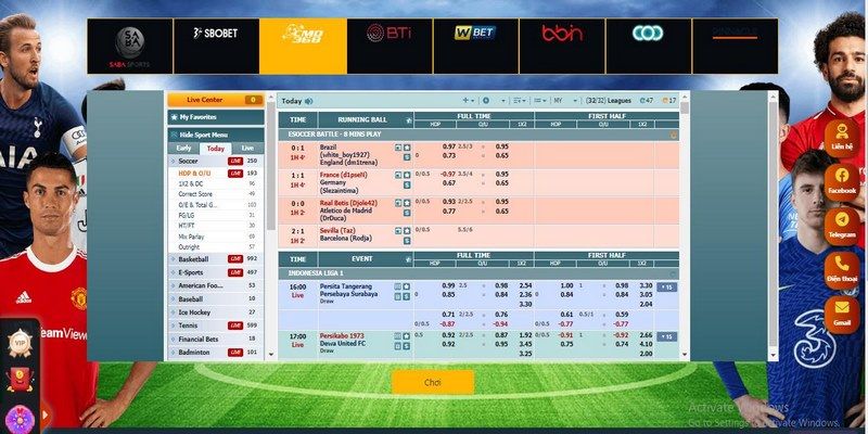 Cách Đọc Tỷ Lệ Kèo Nhà Cái Bet 88